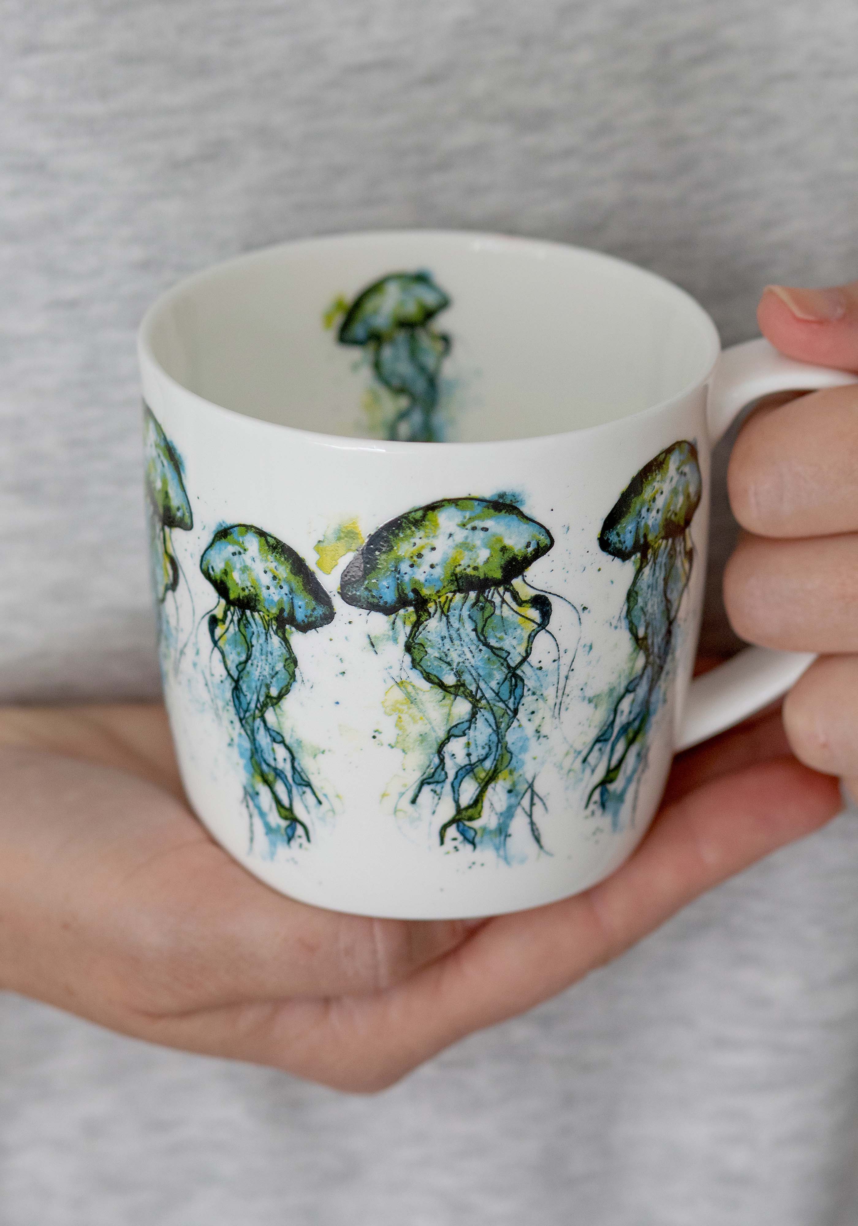 Jellyfish Bone China Mug