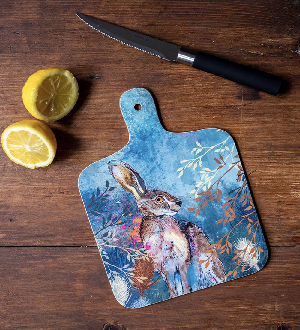 Small Hare Chopping Board