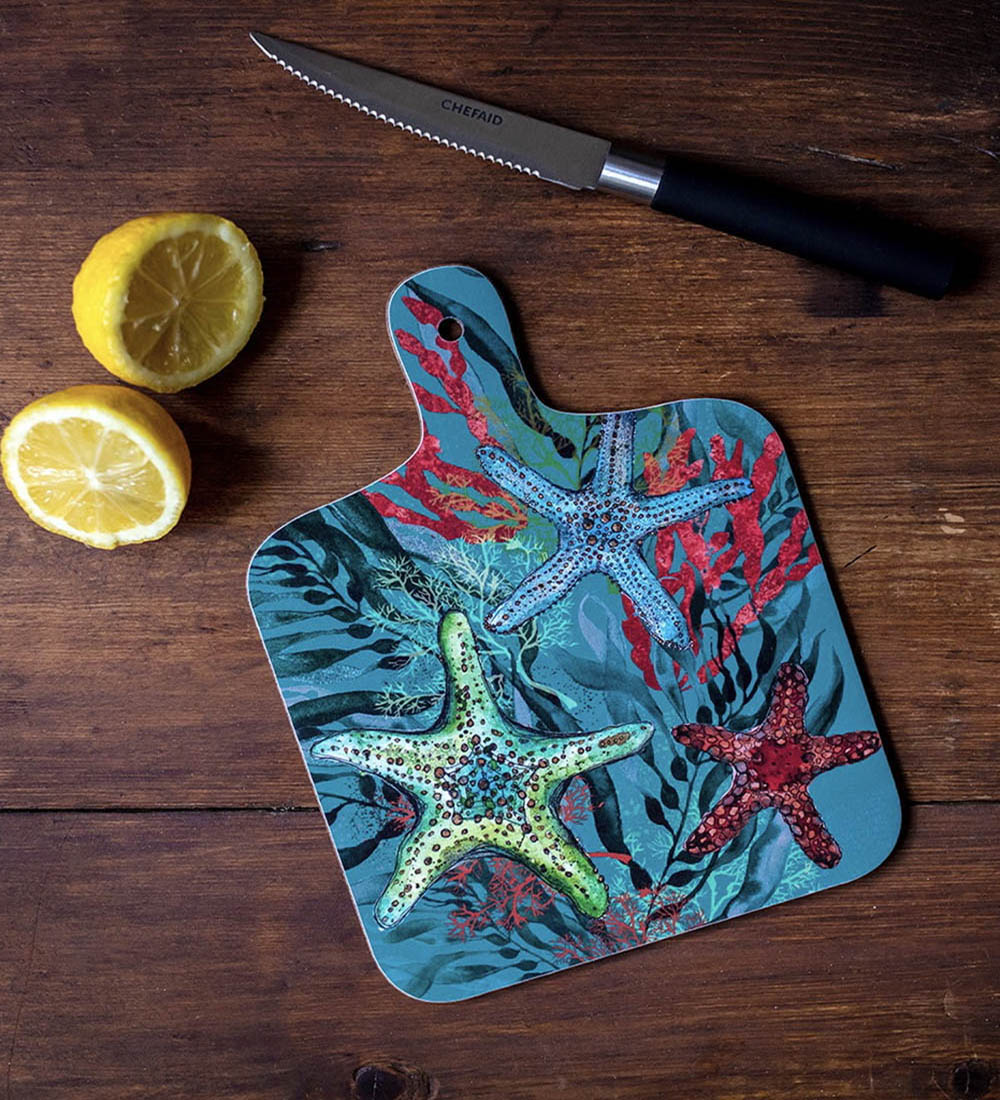 Small Starfish Chopping Board