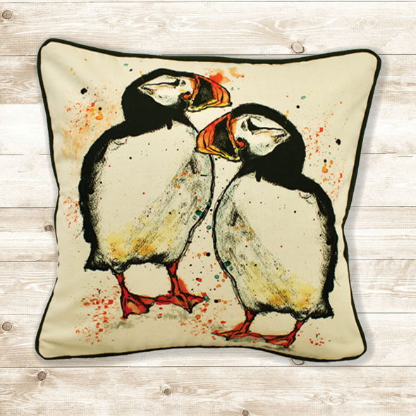 Puffin Cushion Cover