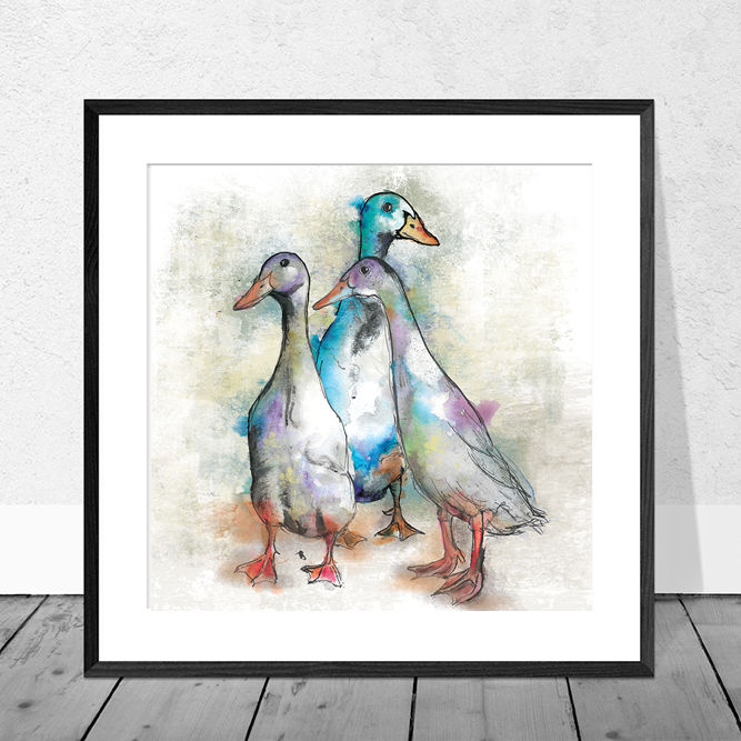 Runner Duck Art Print