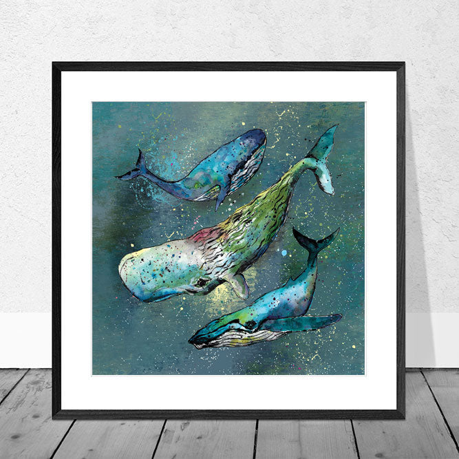 Whale Art Print